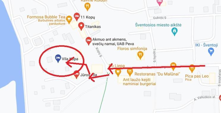Vila Kopa Šventoji Buitenkant foto